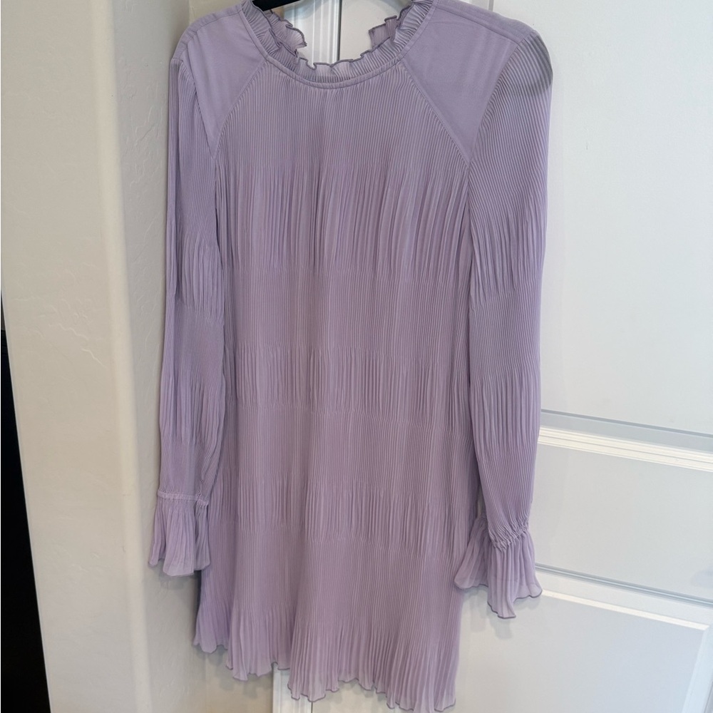 Daniel Rainn Lilac Pleated Dress